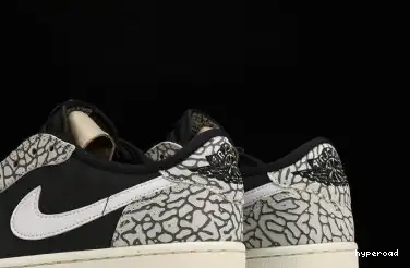 Hyperoad Jordan Black Cement Low 1 OG Retro 0508